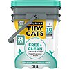 Tidy Cats Free &amp;amp; Clean Unscented Clumping Clay Cat Litter, 35-lb pail  $16.59 at CHEWY.com (fs at $49) New Customers, order 3, get $20 GC &amp;amp; Free Ship
