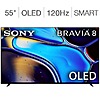 Sony 55&amp;quot; BRAVIA 8 Series OLED 120Hz 4K TV + 5 Yr Wty (2024) @ Costco $899.98