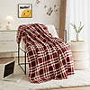Mainstays Mainstays Cozy Fleece Throw, 50&amp;quot;x 60&amp;quot; (Dog Print, Mushroom, Paw Print, Red Plaid, Blue Plaid, Striped) - $4.22 + free ship w/ W+