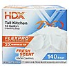 HDX FlexPro 13 Gallon Fresh Scent Tall Kitchen Trash Bag (140-Count)