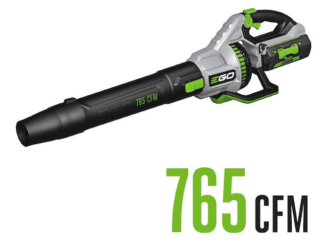 EGO POWER+ 56-volt 765-CFM 200-MPH Battery Handheld Leaf Blower 5 Ah (Battery and Charger Included) in the Leaf Blowers department at Lowes.com $299.00