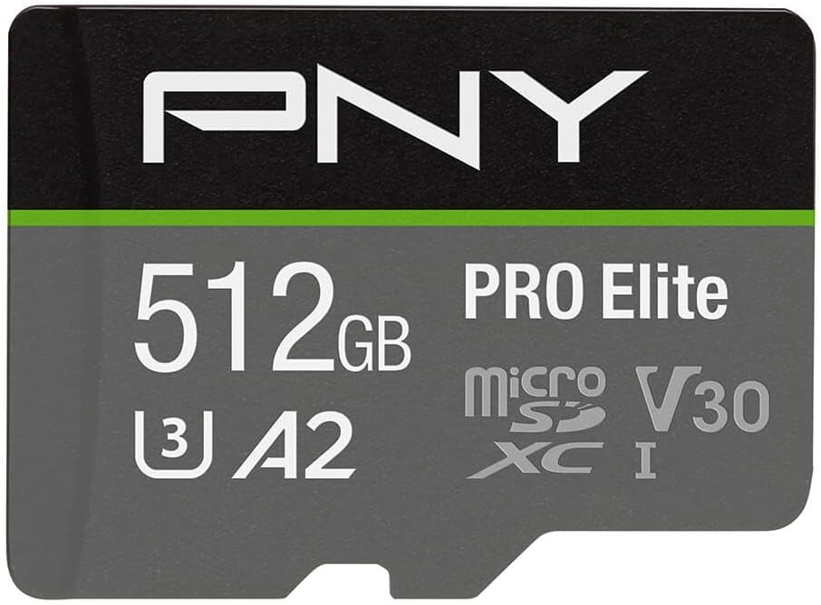 $26.99: PNY 512GB PRO Elite Class 10 U3 V30 microSDXC Flash Memory Card