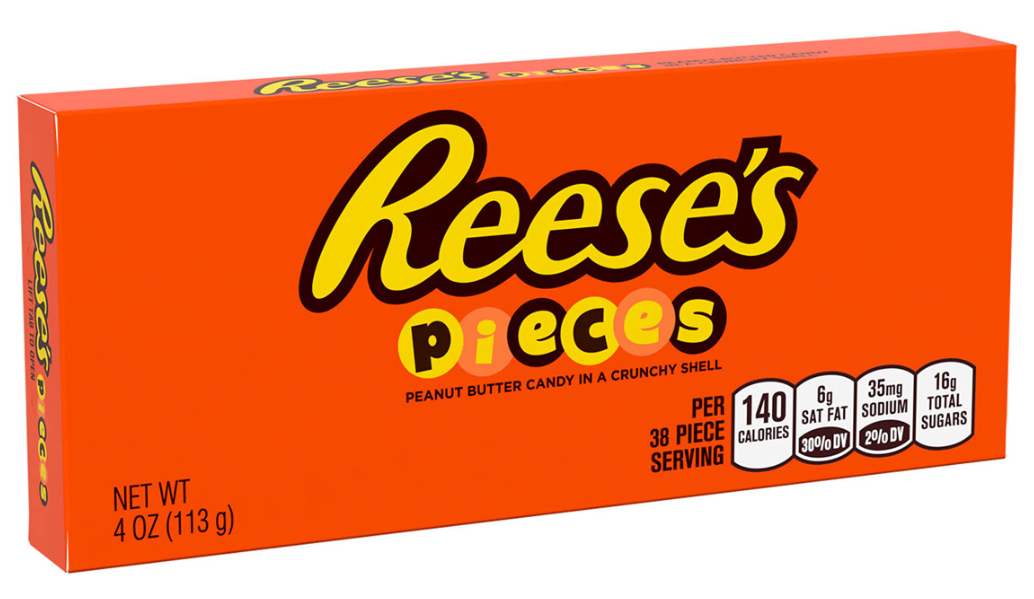 ($0.17 / Ounce) (12 Count) (4 Oz ) REESE'S PIECES Peanut Butter Candy Boxes - $8.32 w/ Subscribe & Save + Coupon