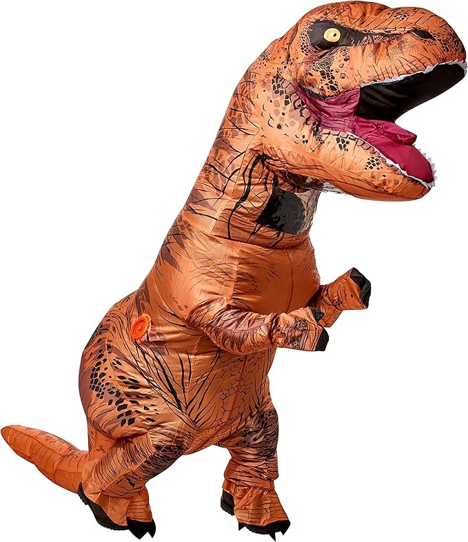 $32.87: Rubie's Adult Original T-REX Inflatable Costume with Dinosaur Costume Sound