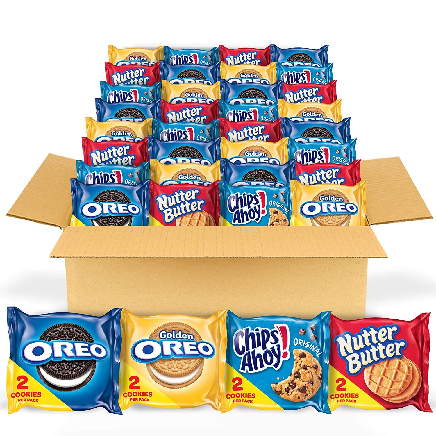 $15.80 /w S&S: OREO Original, OREO Golden, CHIPS AHOY!, 56 Snack Packs (2 Cookies Per Pack)