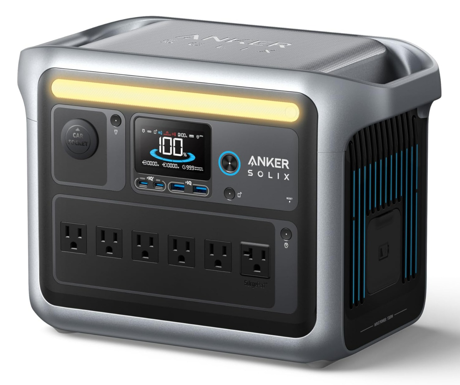 Anker Solix C1000 Portable Power Station 1056Wh, 1800W = $649.00 at Amazon and Anker.com