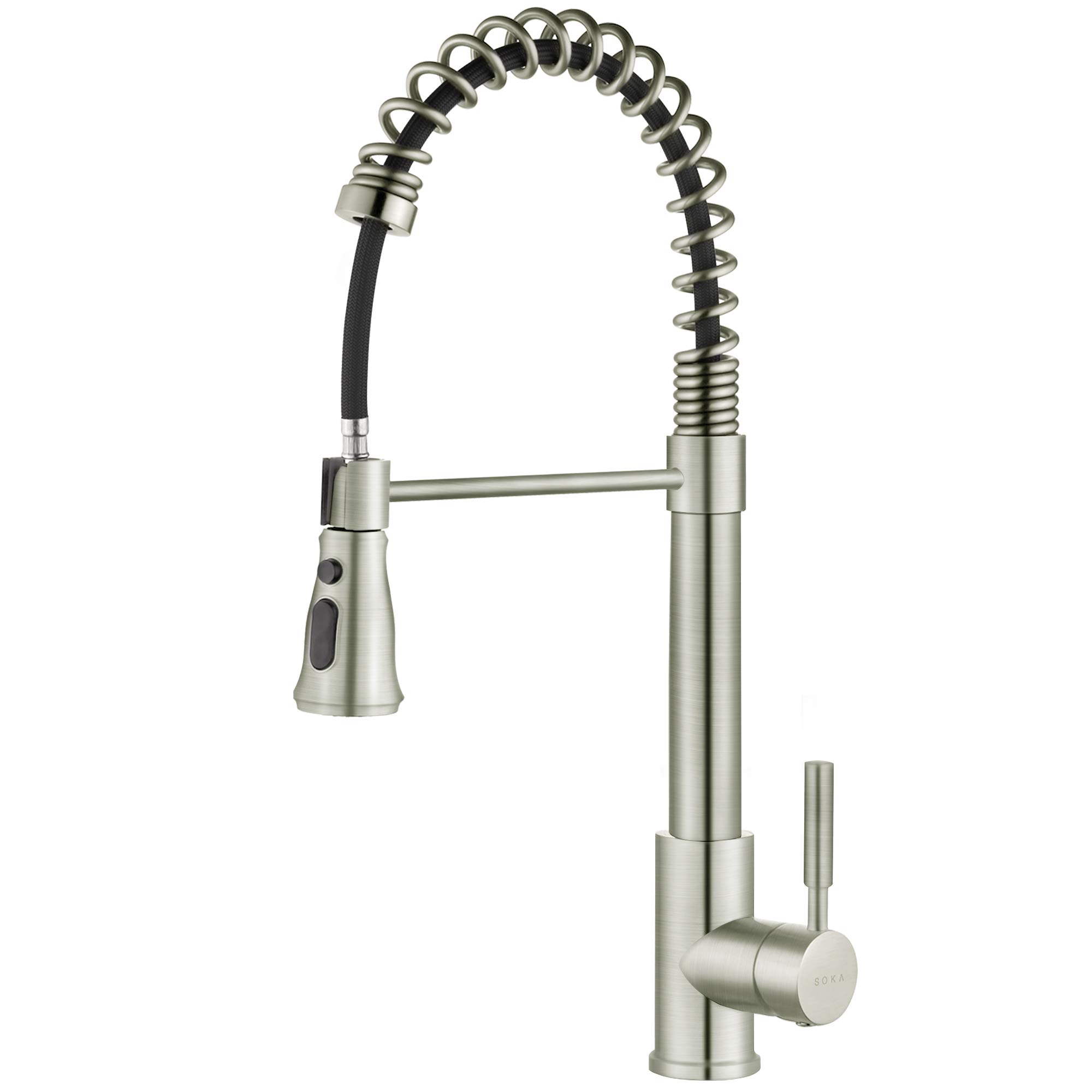 SOKA Single Handle Kitchen Pull Down Faucet with 3 mode sprayer