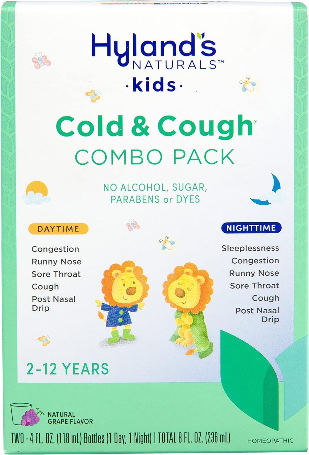 $7.84 /w S&S: Hyland's Kids Cold & Cough Day/Night Combo, Grape Syrup