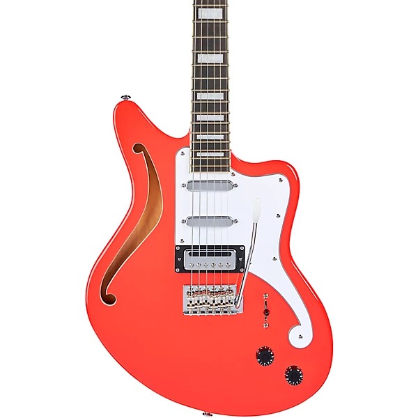 D'Angelico Premier Series Bedford SH Limited-Edition Electric Guitar With Tremolo Fiesta Red - $399.99