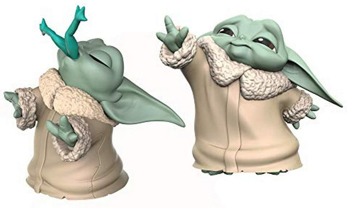 STAR WARS The Bounty Collection The Child Collectible Toys 2.2-Inch The Mandalorian “Baby Yoda” Froggy Snack, Force Moment Figure 2-Pack: $4.82