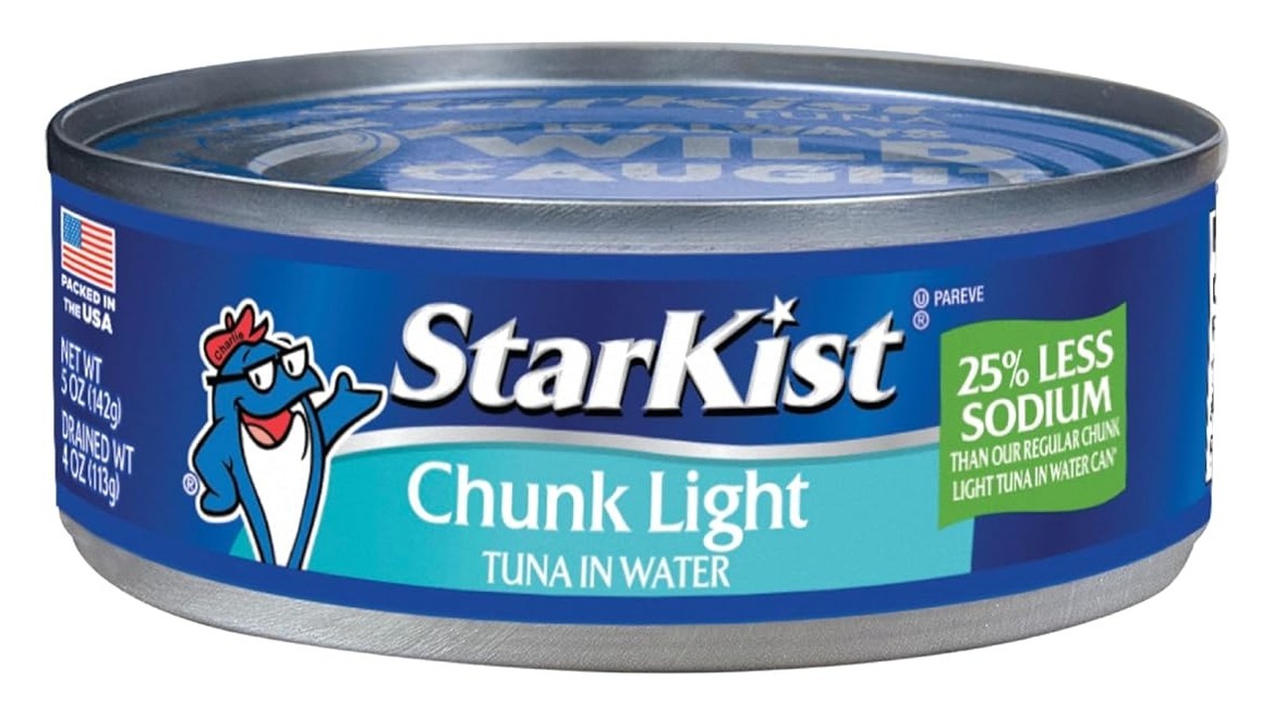 $20.06 /w S&S: StarKist 25% Less Sodium Chunk Light Tuna in Water – 5 oz Can (Pack of 24)