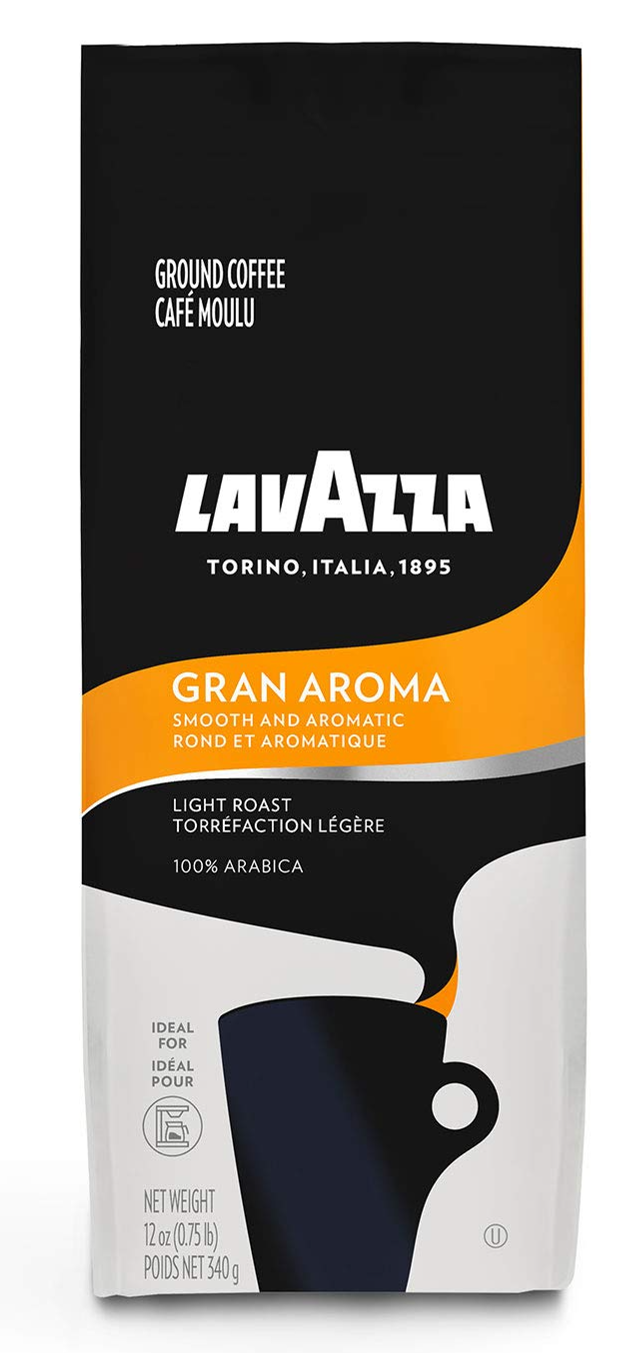 $4.55 /w S&S: 12-Oz Lavazza Light Roast Ground Coffee Blend (Gran Aroma)