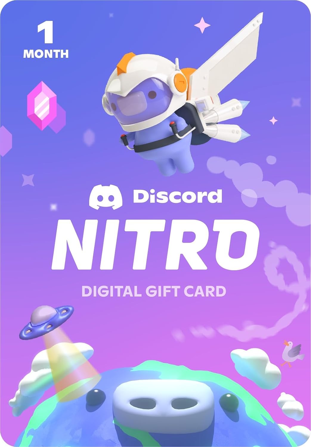 $8.88: Nitro 1-Month Subscription Gift Card [Digital Code]