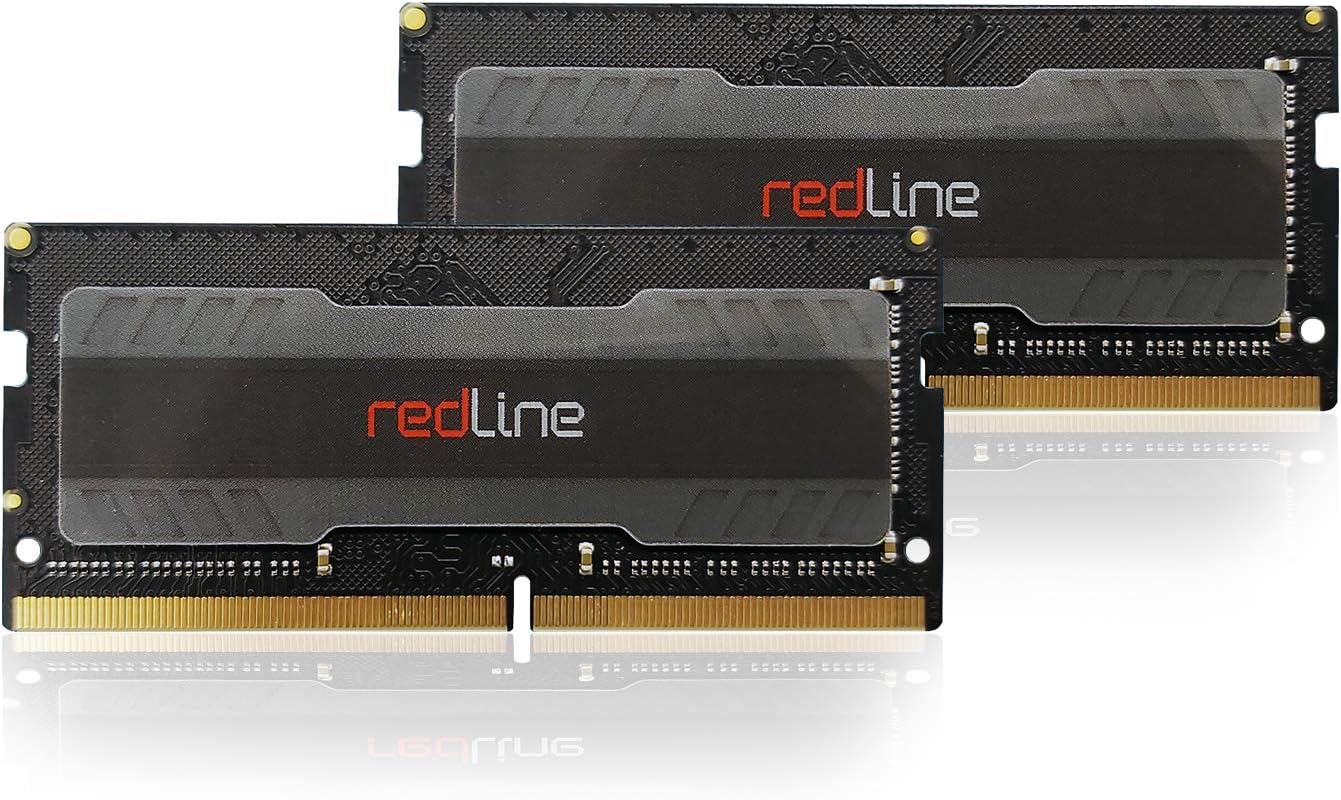 Mushkin Redline Notebook – 64GB (2x32GB) SODIMM Memory Kit – 3200MHz (PC4-25600) CL-16 RAM – Dual-Channel – Low-Voltage – (MRA4S320GJJM32G $110