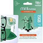 3-Month Mint Mobile Wireless Unlimited Talk/Text w/ 15GB Data Phone Plan Kit $36 + Free Shipping