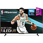 100" Hisense U8 Series ULED Mini-LED 4K UHD Smart Google TV (2023) $3000 + Free Shipping