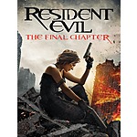 Resident Evil - Final Chapter - $7.99 in UHD and 4K