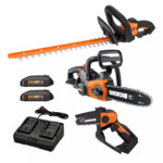 Worx 20V Sams Club Combo- 10&quot; Chainsaw 5&quot; Pruning Saw and 22&quot; Trimmer $149.98