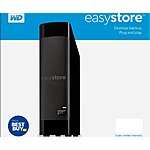 WD easystore 16TB External USB 3.0 Hard Drive Black $230