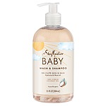 SheaMoisture Baby Wash and Shampoo 100% Virgin Coconut Oil for Baby Skin Cruelty Free Skin Care 13 oz [Subscribe &amp; Save] $5.97
