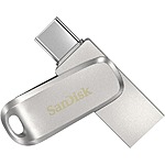 SanDisk 128GB Ultra Dual Drive Luxe USB Type-C - Up to 400MB/s - SDDDC4-128G-GAM46 $16.5