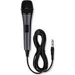 $4.48: The Singing Machine Microphone w/ 10.5' Cord &amp; 6.3mm Plug &amp; 3.5mm Adapter