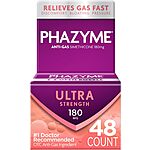 $5.01 w/ S&amp;S: Phazyme Ultra Strength Gas &amp; Bloating Relief, 48 Fast Gels