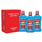 Colgate Total Mouthwash, Alcohol Free Mouthwash, Peppermint, 33.8 Ounce, (Pack of 3) [Subscribe &amp; Save] $9.28