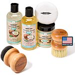 CLARK'S Cutting Board Care Kit with Coconut Oil - Includes Wax, Soap, Scrub Brush, Buffing Pad, and Applicator - $51.07 + tax w/ Amazon SS