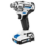 YMMV—-HART TOOLS CLEARANCE - 20v Hart impact $19 - 20v jigsaw $14 —20v Hammer drill kit w battery $30 - $19