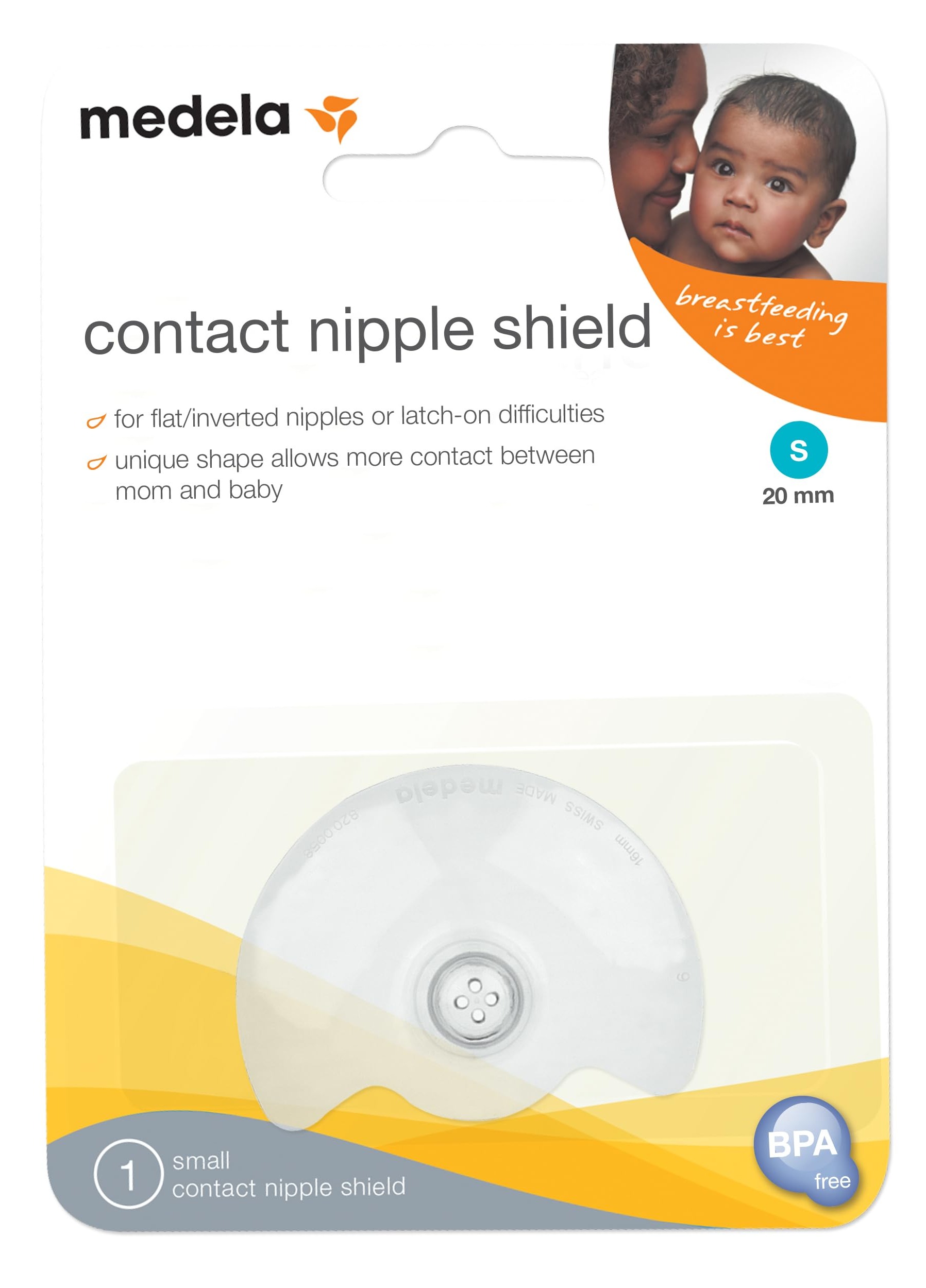 $5.88: Medela Contact Nipple Shield, 20mm Small