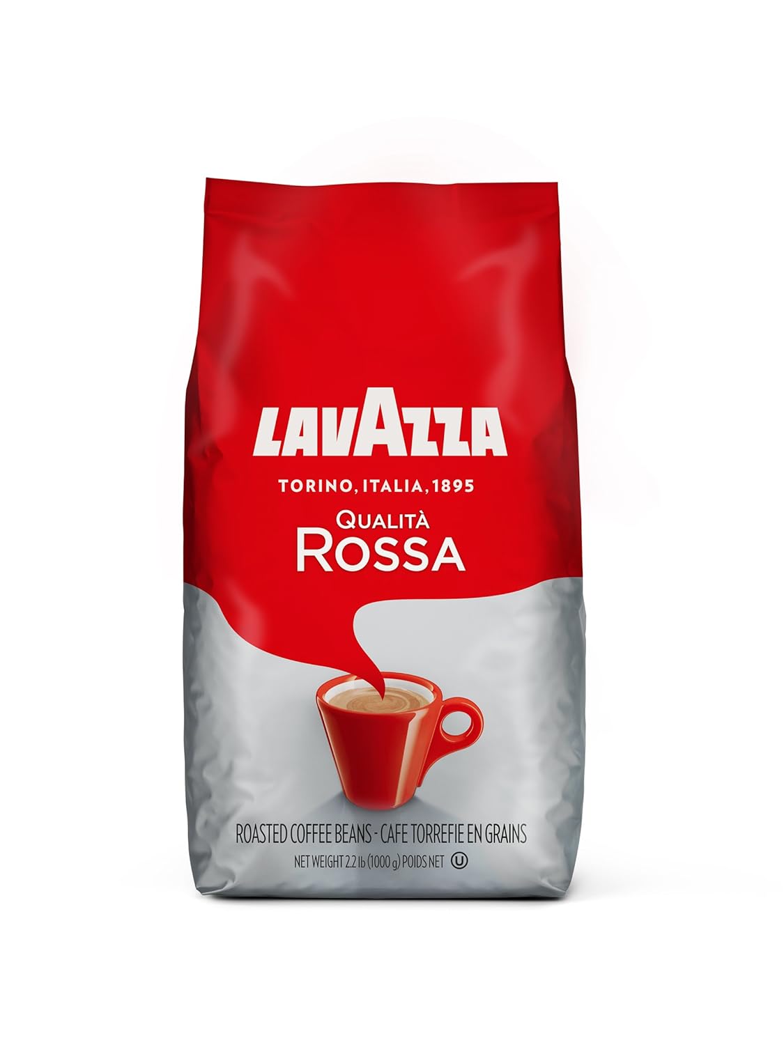 $12.50 /w S&S: 2.2-Lbs Lavazza Qualita Rossa Italian Espresso Whole Bean Coffee