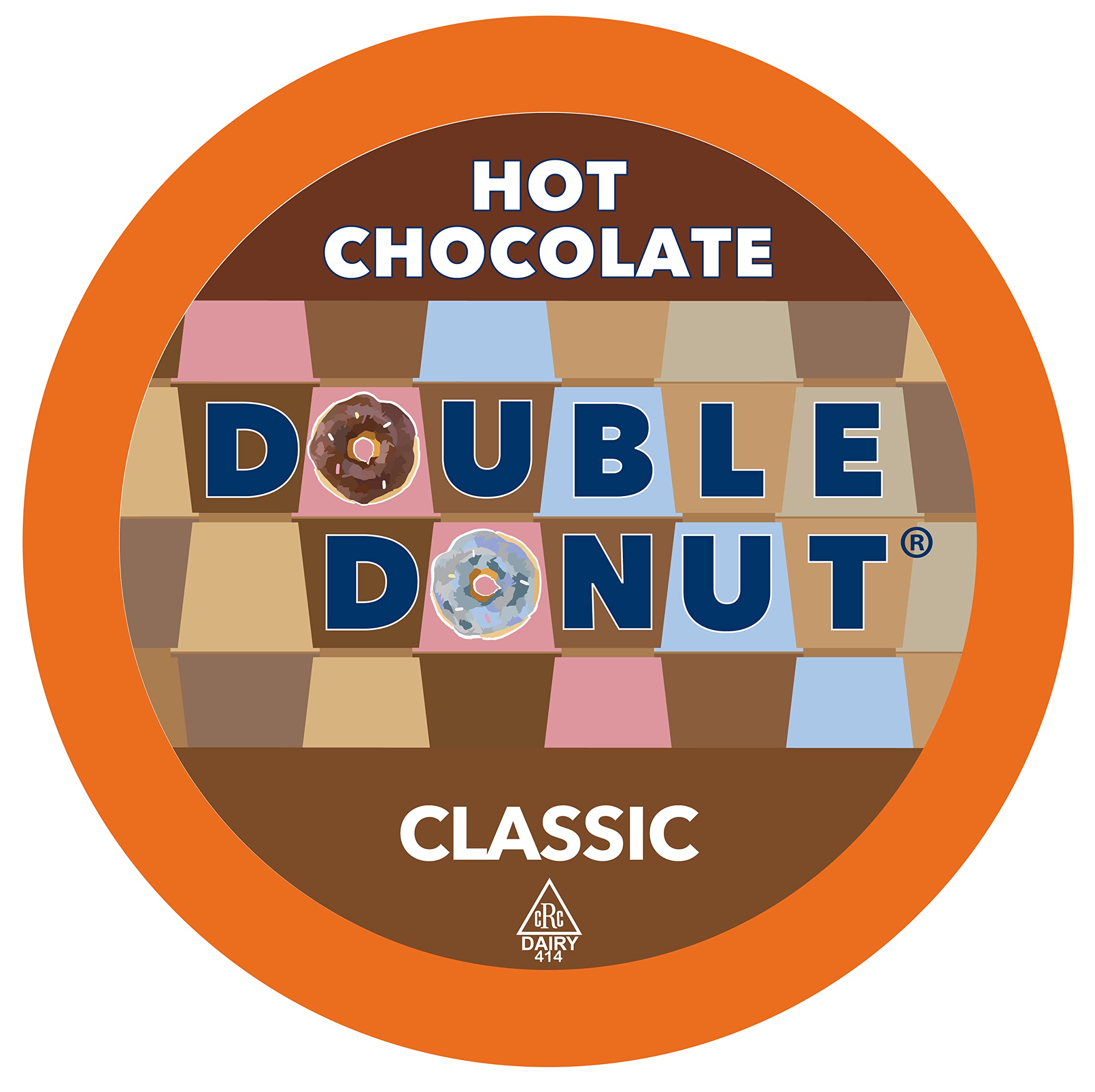 $6.13 w/ S&S: Double Donut Hot Chocolate Pods for Keurig K Cups Brewers, 24 Count (25.5¢ ea)