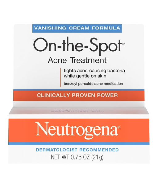 $3.92 w/ S&S: Neutrogena On-The-Spot Acne Treatment Gel with Benzoyl Peroxide, 0.75 oz