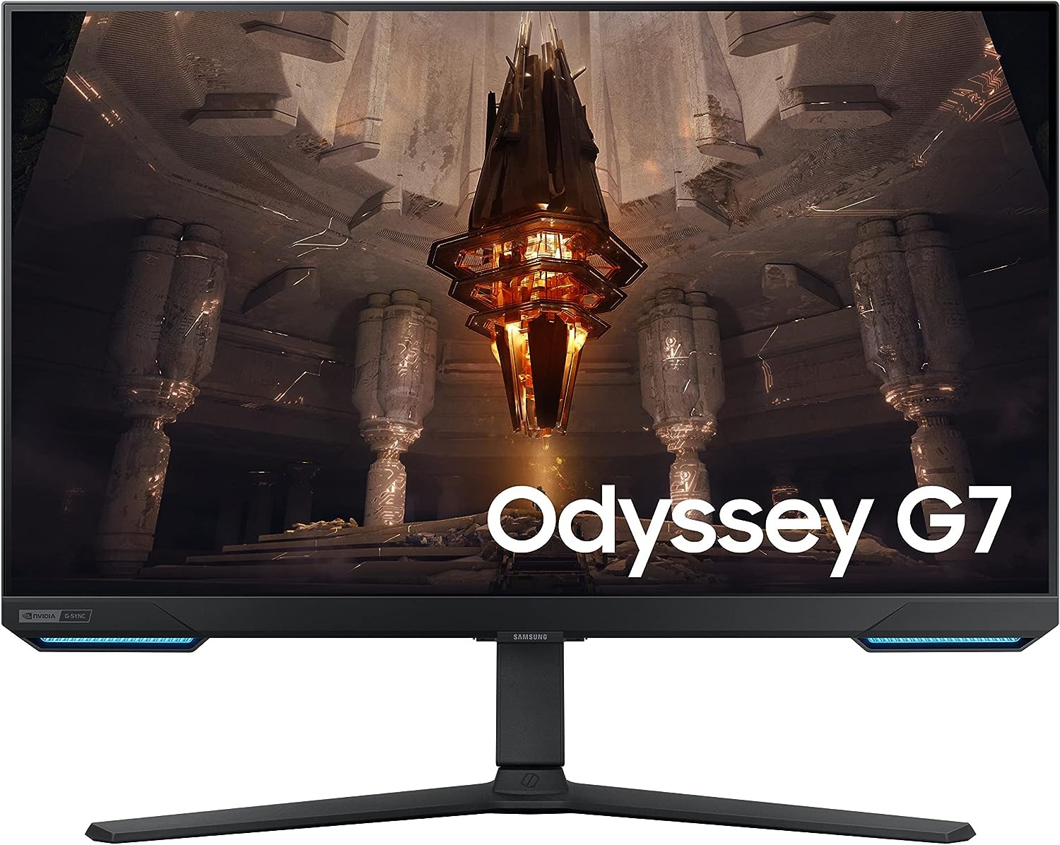 $592.06: SAMSUNG Odyssey G70B Series 32-Inch 4K UHD Gaming Monitor, IPS Panel, 144Hz