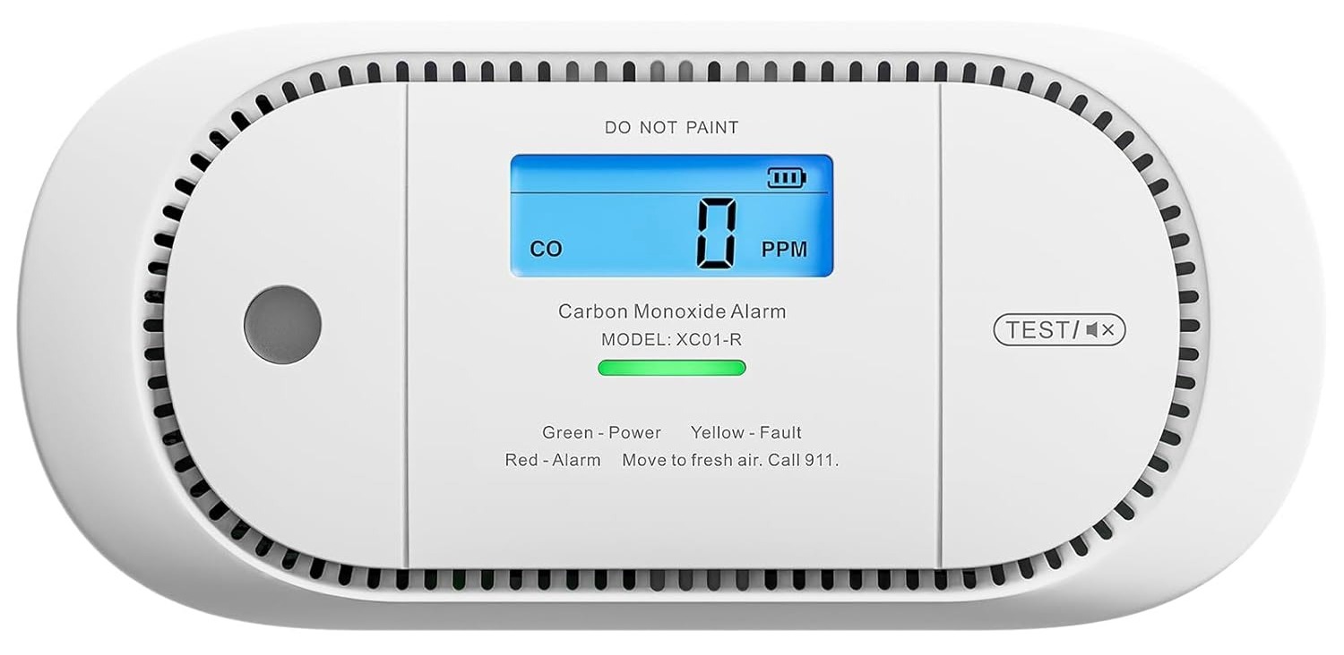 $20.30: X-Sense Carbon Monoxide Detector Alarm w/ Digital LCD Display