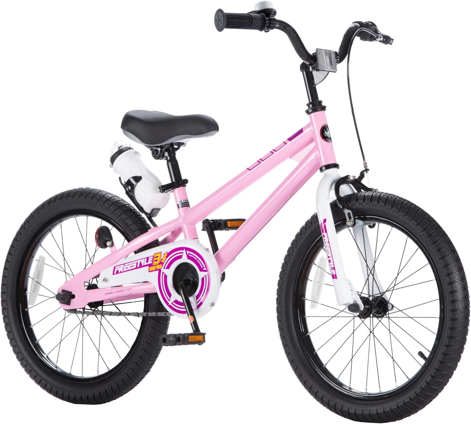 $89: Royalbaby Freestyle Kids Bike, 18 Inch, Pink