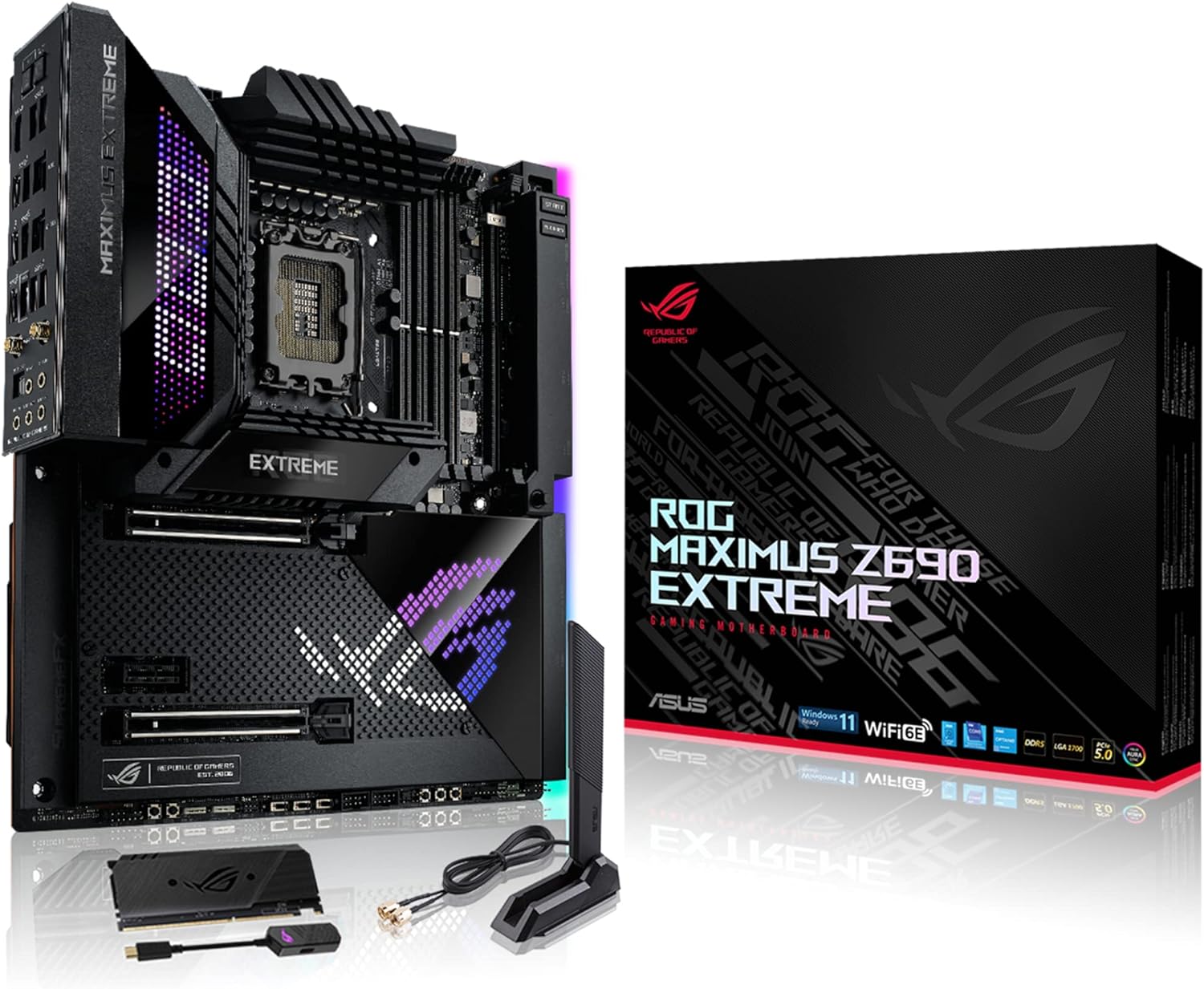 $549.50: ASUS ROG Maximus Z690 Extreme(WiFi 6E) LGA 1700 (Intel 12th Gen) EATX Gaming Motherboard