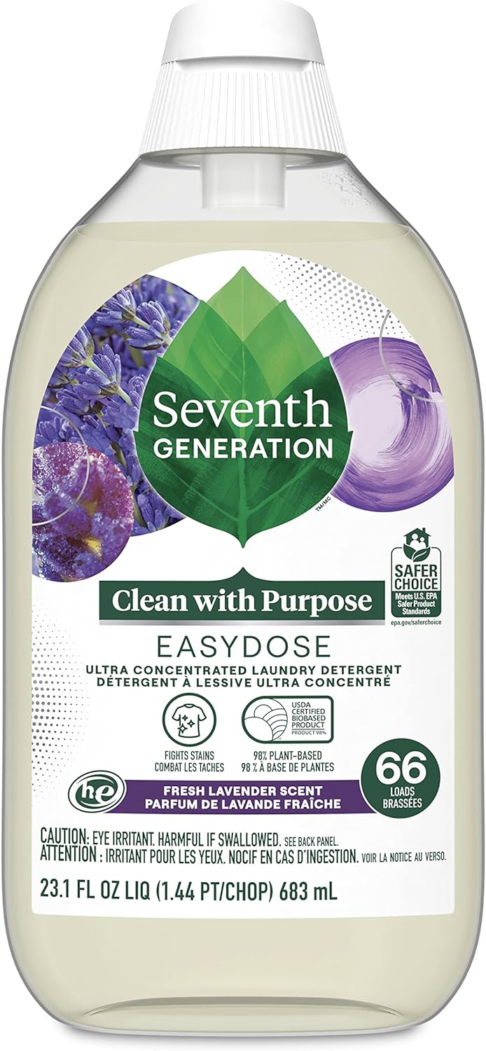 $8.53 w/ S&S: 23-Oz Seventh Generation Ultra Concentrated Laundry Detergent (Fresh Lavender)