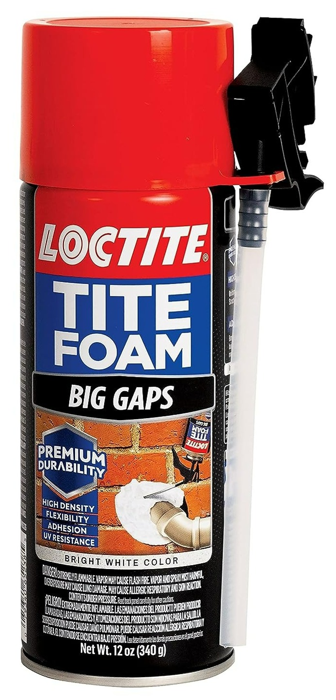 $4.98: Loctite Tite Foam Big Gaps Spray Foam Sealant, 12 fl oz
