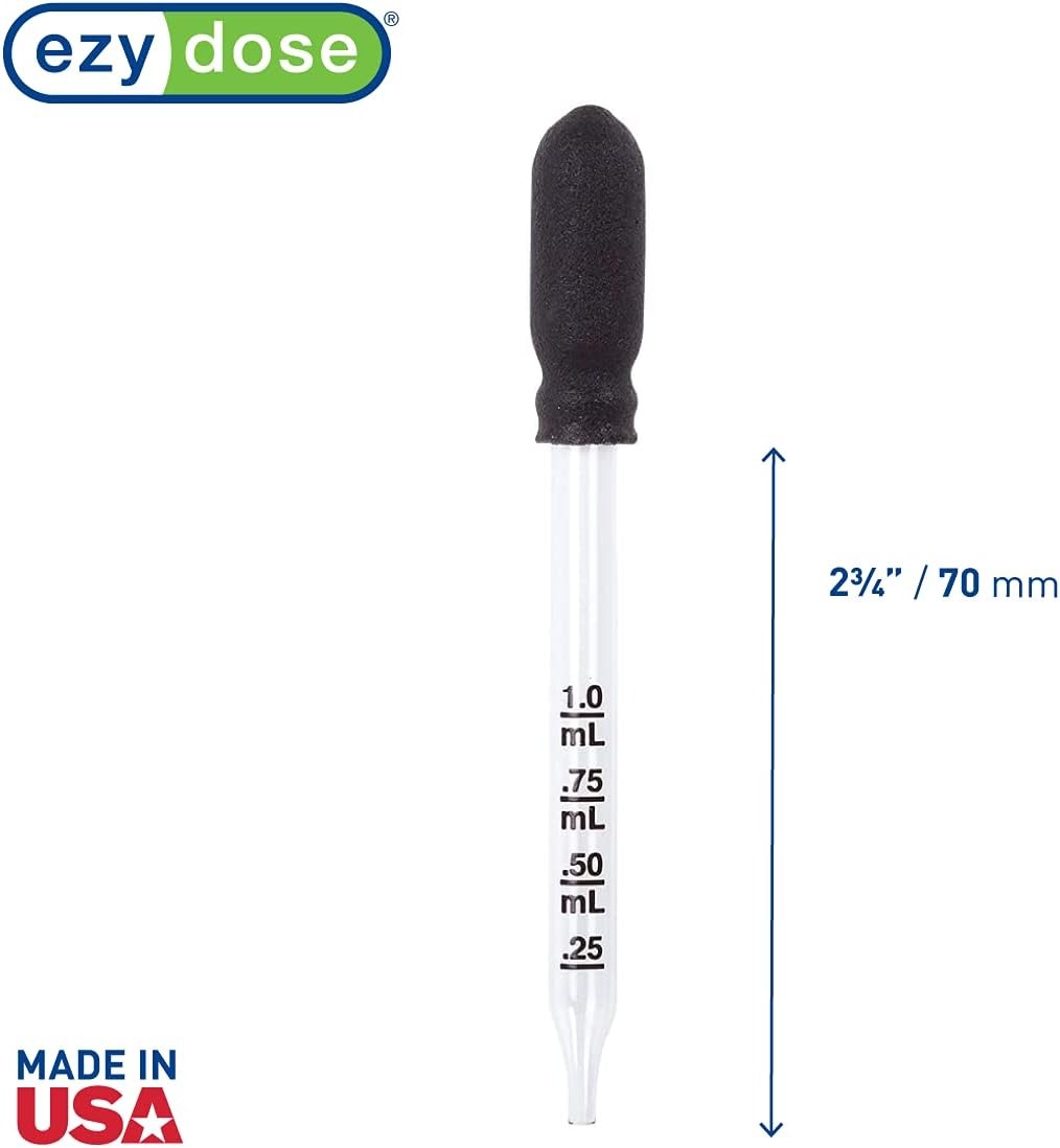 $2.40 w/ S&S: EZY DOSE Ear and Eye Medicine Dropper For Liquid & Medicine, 1mL Capacity