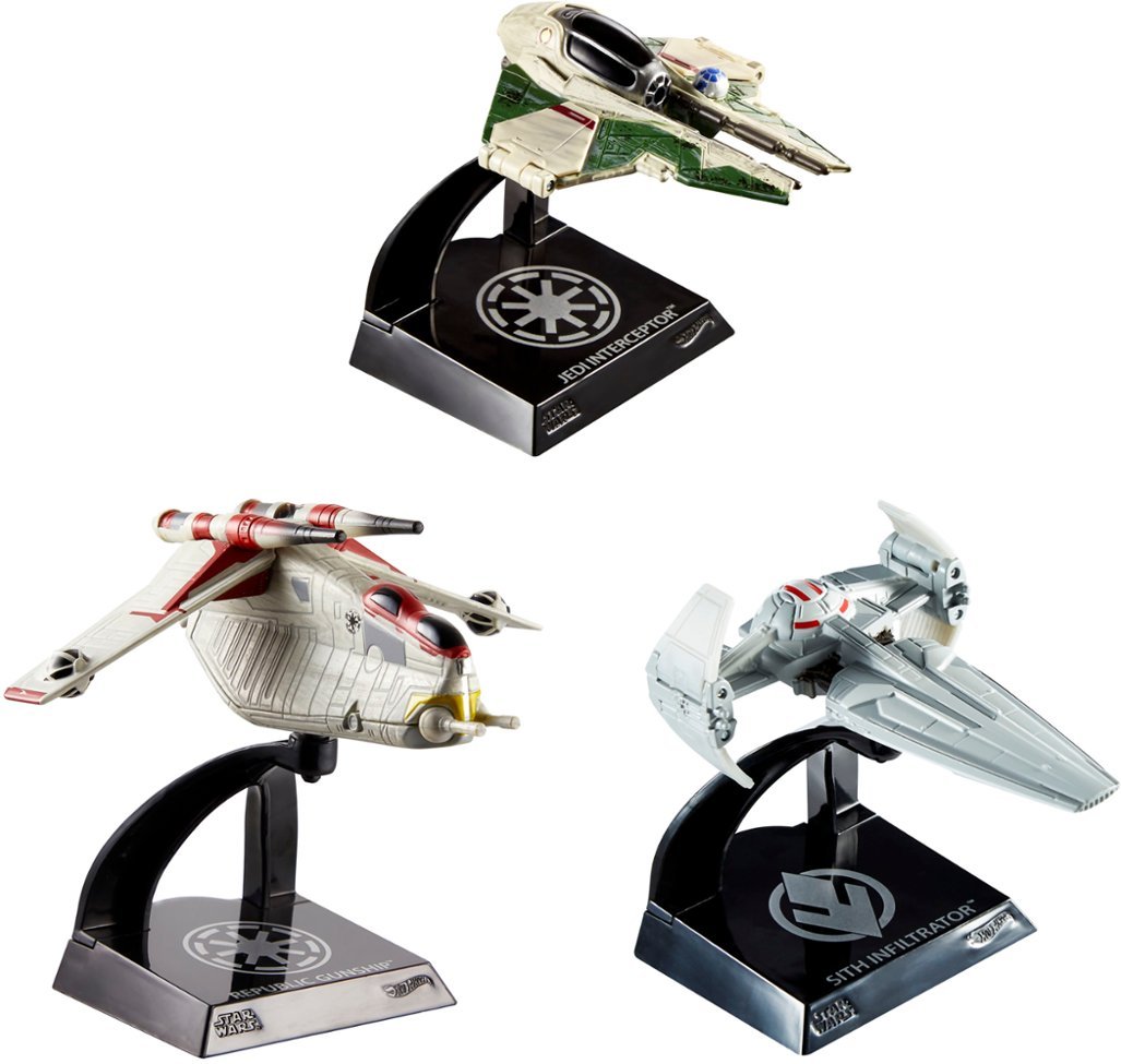 Hot Wheels - Star Wars Starships Select (3-Pack) - Multi $14.99