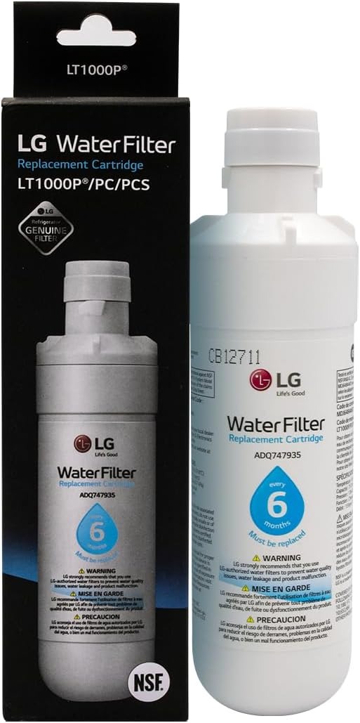 $32.30: LG LT1000P Replacement Refrigerator Water Filter (6-Month / 200-Gallon Capacity)
