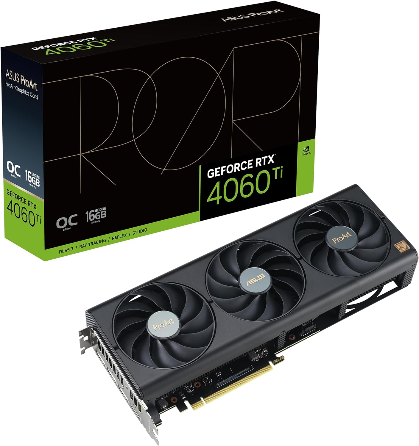 ASUS ProArt GeForce RTX™ 4060 Ti 16GB OC Edition GDDR6 Graphics Card $470