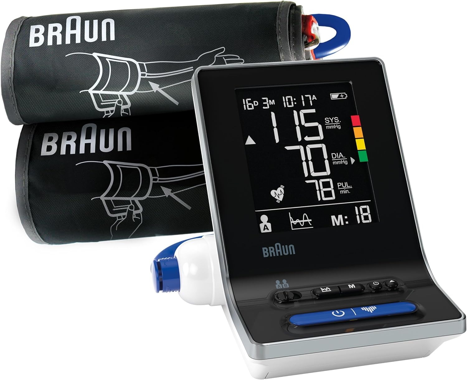 $36.77: Braun ExactFit 3 Upper Arm Blood Pressure Monitor