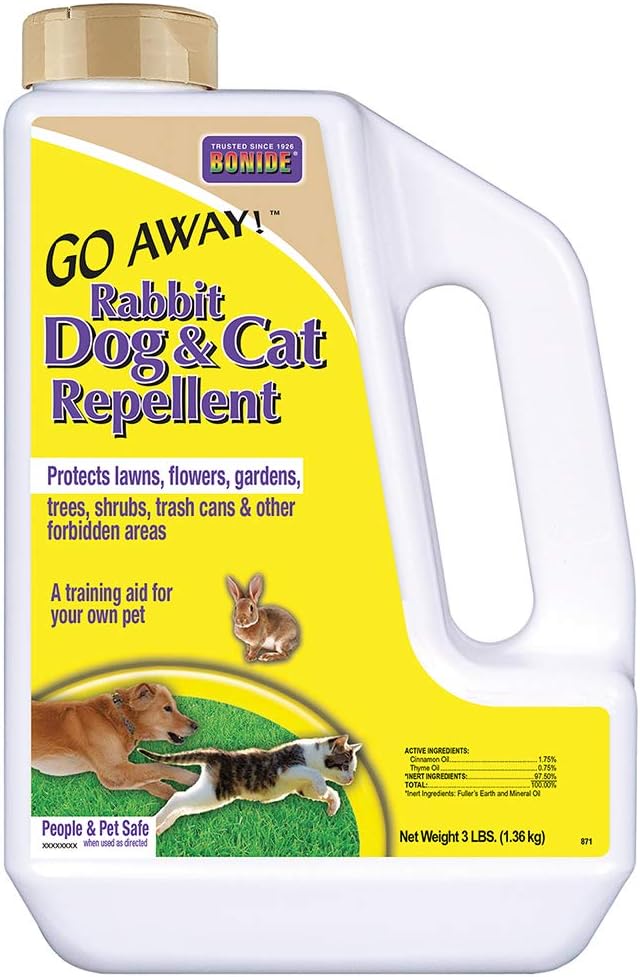 $13.63: Bonide Go Away! Rabbit, Dog, & Cat Repellent Granules, 3 lbs