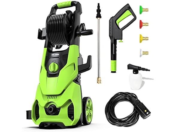 Rock&Rocker PElectric Pressure Washer - $89.99 - Free shipping for Prime members - $89.99