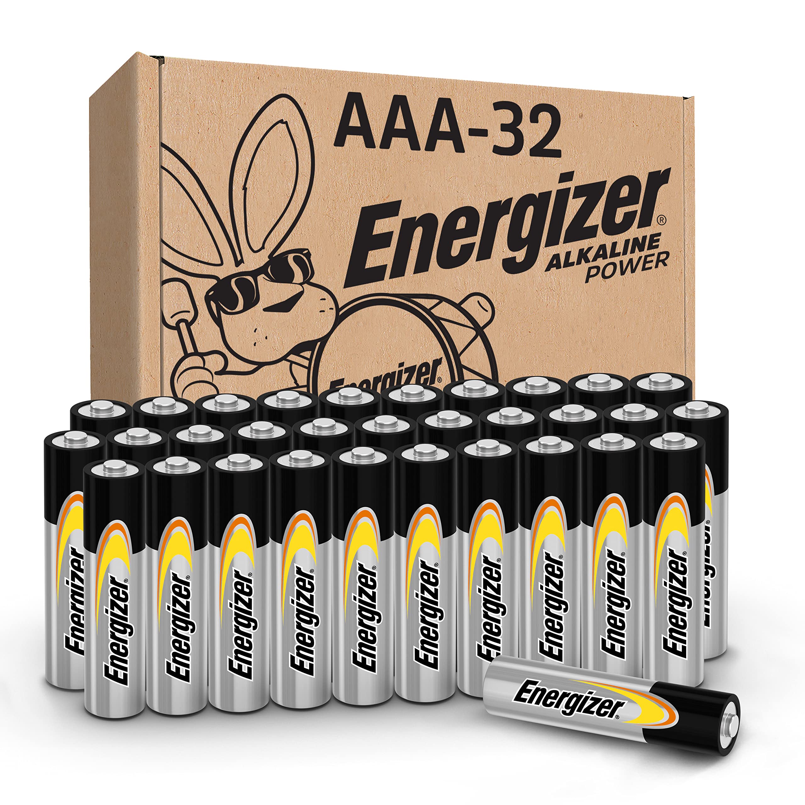 [S&S] $12.25: 32-Count Energizer Alkaline AAA Batteries
