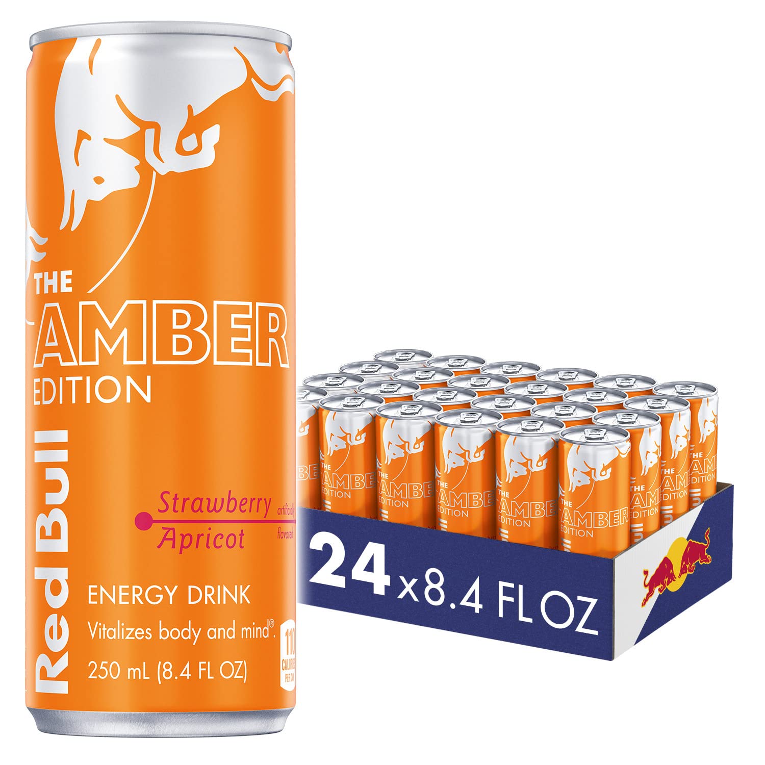 [S&S] $23.05: 24-Count 8.4-Oz Red Bull Blue Edition Energy Drinks (Strawberry Apricot)