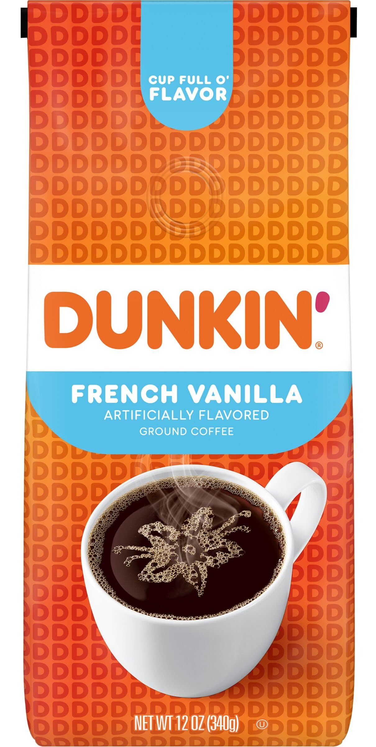 Dunkin' French Vanilla Flavored Ground Coffee, 12 Ounce $5.24